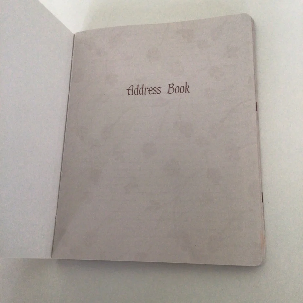 ADDRESS BOOK NWOT